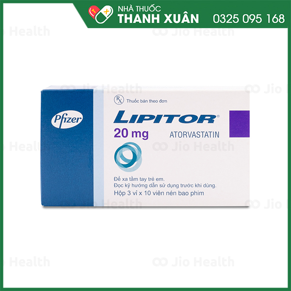 Thuốc Lipitor 20mg